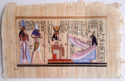 Nefertari protected by Gods